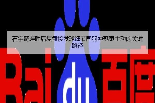 石宇奇连胜后复盘接发球细节国羽冲冠更主动的关键路径